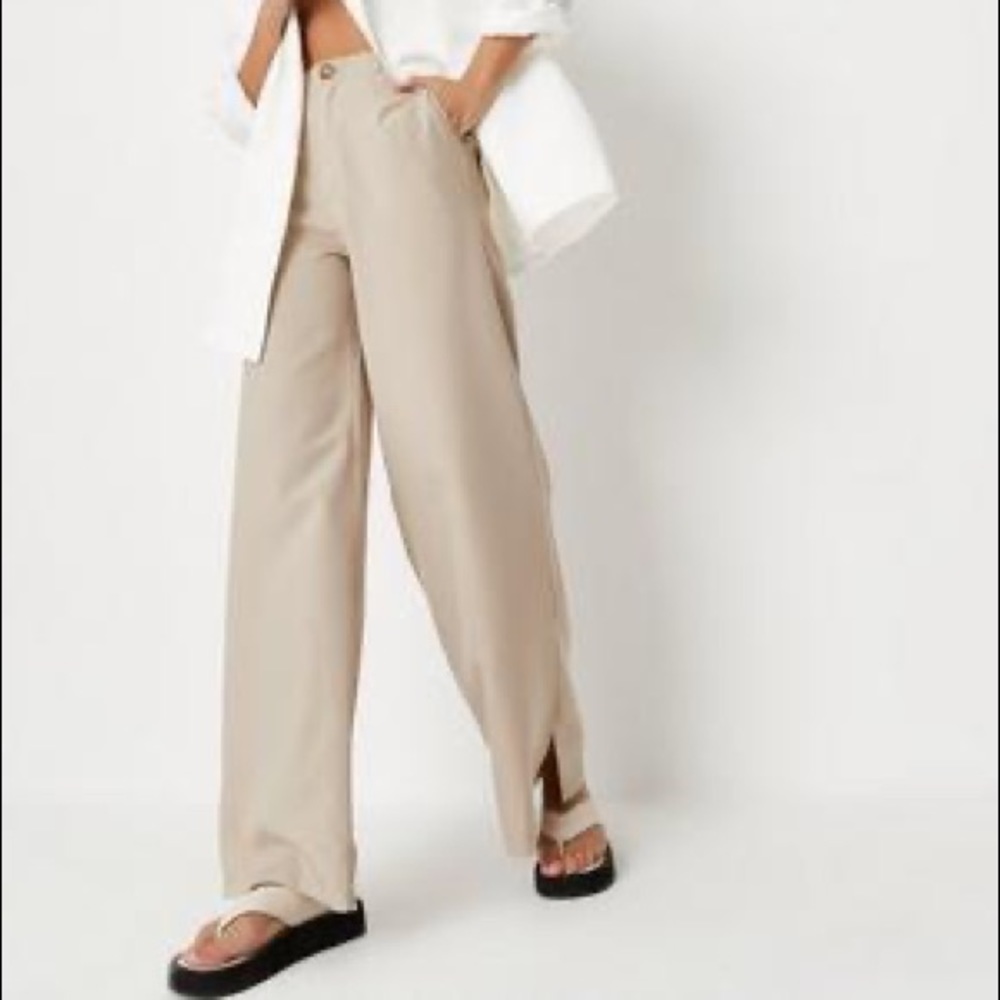 NTW Oversized Stone Split Leg Pants